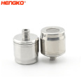 Porous sintered stainless steel 304/316 waterproof  & explosion-proof gas sensor probe filter protect housing